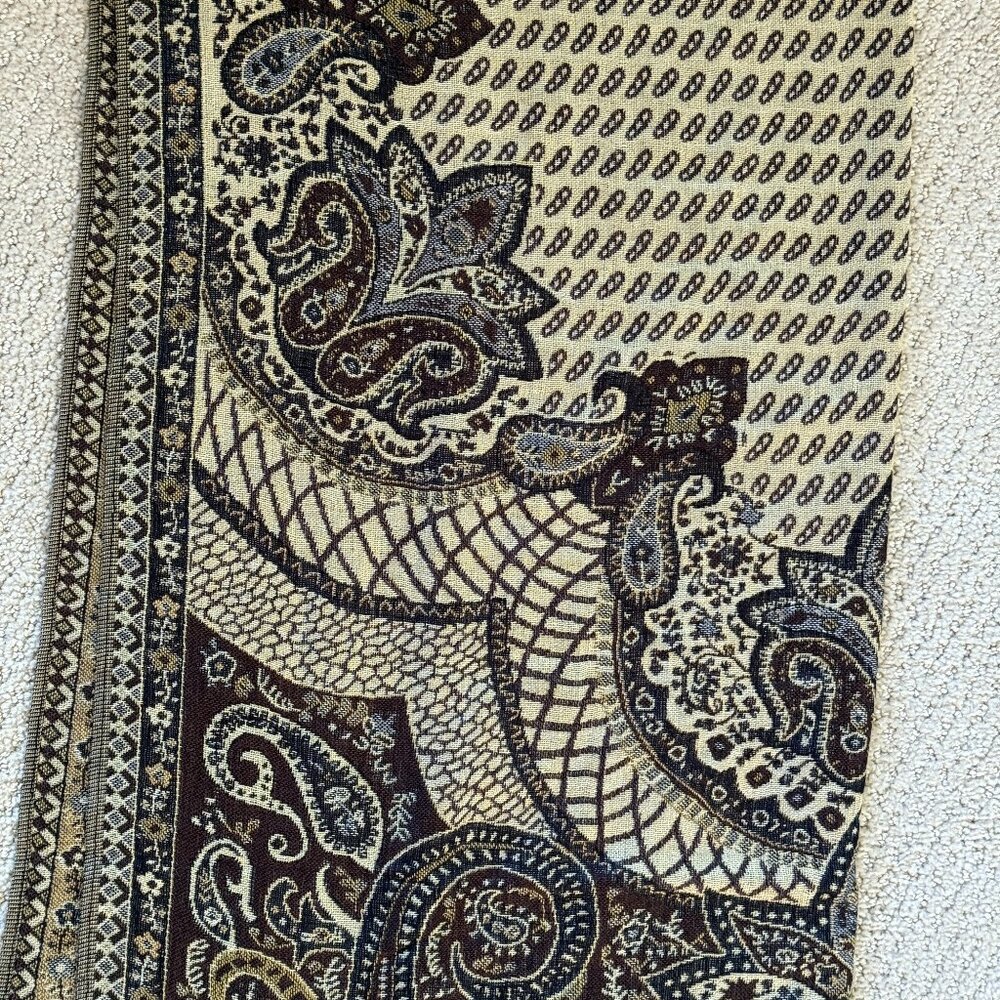 Beautiful Brown/Beige Pashimina Shawl/Wrap